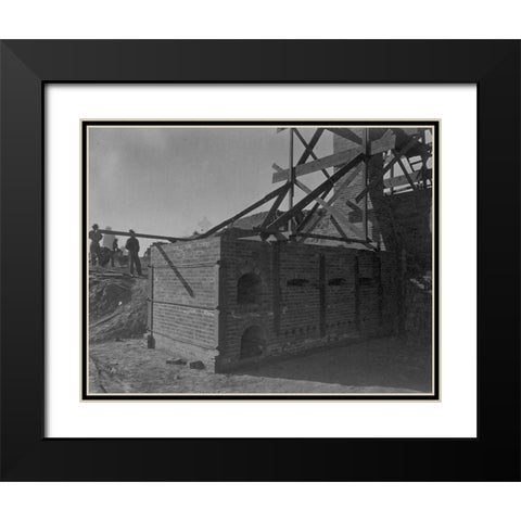 Furnace-Oreana-Nevada Black Modern Wood Framed Art Print with Double Matting by OSullivan, Timothy H