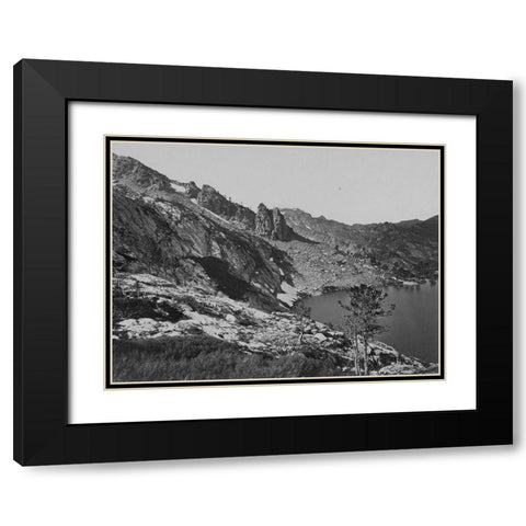 Lake Marian-Humboldt-Nevada Black Modern Wood Framed Art Print with Double Matting by OSullivan, Timothy H