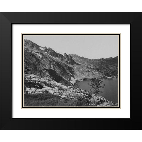 Lake Marian-Humboldt-Nevada Black Modern Wood Framed Art Print with Double Matting by OSullivan, Timothy H