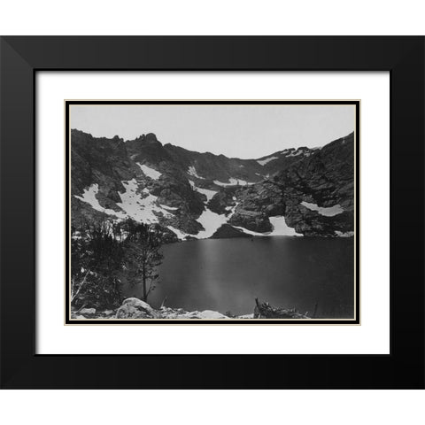 Lake Marian-Humboldt-Nevada Black Modern Wood Framed Art Print with Double Matting by OSullivan, Timothy H