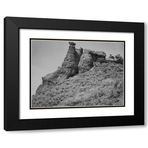 Witches Rocks-Utah Black Modern Wood Framed Art Print with Double Matting by OSullivan, Timothy H