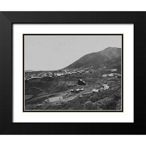 Virginia City-Nevada Black Modern Wood Framed Art Print with Double Matting by OSullivan, Timothy H