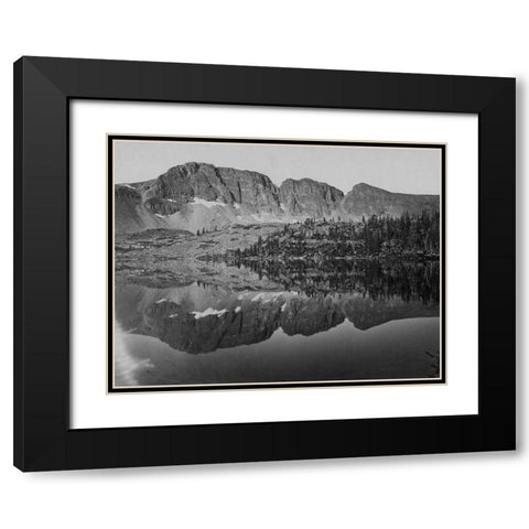 Lake Lall-Uinta Mountains-Utah Black Modern Wood Framed Art Print with Double Matting by OSullivan, Timothy H