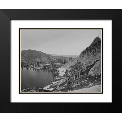 Lake Marian-Humboldt-Nevada Black Modern Wood Framed Art Print with Double Matting by OSullivan, Timothy H