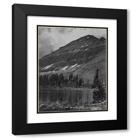 Mt. Agassiz-Uinta Mountains-Utah Black Modern Wood Framed Art Print with Double Matting by OSullivan, Timothy H
