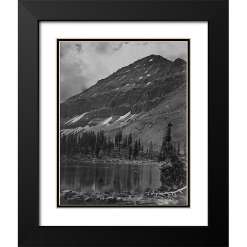 Mt. Agassiz-Uinta Mountains-Utah Black Modern Wood Framed Art Print with Double Matting by OSullivan, Timothy H