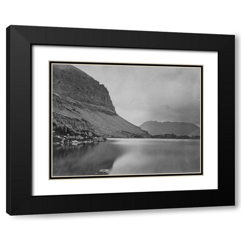 Lake Jan-Uinta Mountains-Utah Black Modern Wood Framed Art Print with Double Matting by OSullivan, Timothy H