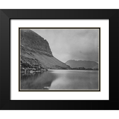 Lake Jan-Uinta Mountains-Utah Black Modern Wood Framed Art Print with Double Matting by OSullivan, Timothy H