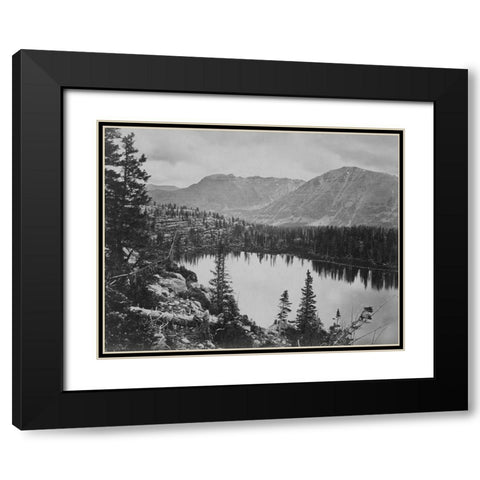 Lake Lall-Uinta Mountains-Utah Black Modern Wood Framed Art Print with Double Matting by OSullivan, Timothy H