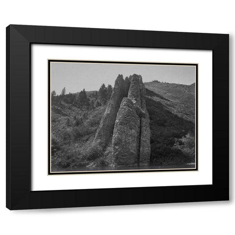 Devils Slide-Utah Black Modern Wood Framed Art Print with Double Matting by OSullivan, Timothy H
