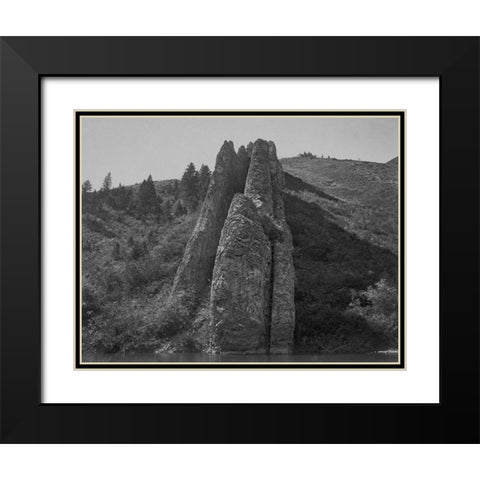 Devils Slide-Utah Black Modern Wood Framed Art Print with Double Matting by OSullivan, Timothy H