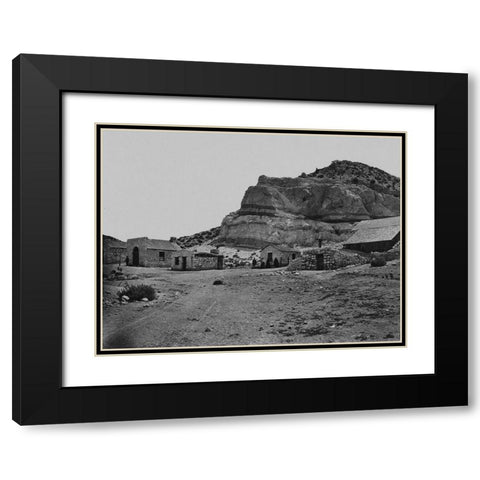 Water rhyolites-near Logan Springs-Nevada Black Modern Wood Framed Art Print with Double Matting by OSullivan, Timothy H
