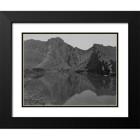 Flaming Gorge-Green River-Utah Black Modern Wood Framed Art Print with Double Matting by OSullivan, Timothy H