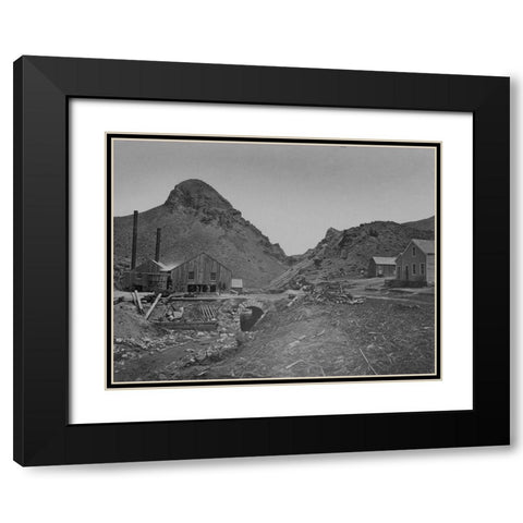 Sugar Loaf-Washoe-Nevada Black Modern Wood Framed Art Print with Double Matting by OSullivan, Timothy H