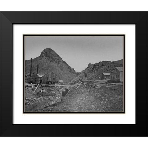 Sugar Loaf-Washoe-Nevada Black Modern Wood Framed Art Print with Double Matting by OSullivan, Timothy H