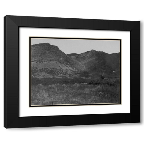 Wahsatch near Ogden-Utah Black Modern Wood Framed Art Print with Double Matting by OSullivan, Timothy H