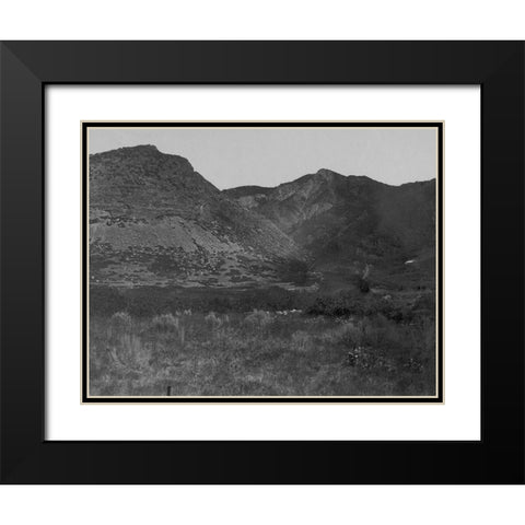 Wahsatch near Ogden-Utah Black Modern Wood Framed Art Print with Double Matting by OSullivan, Timothy H