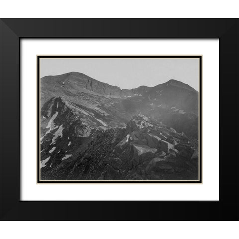 In the Humboldt Mountains-Nevada Black Modern Wood Framed Art Print with Double Matting by OSullivan, Timothy H