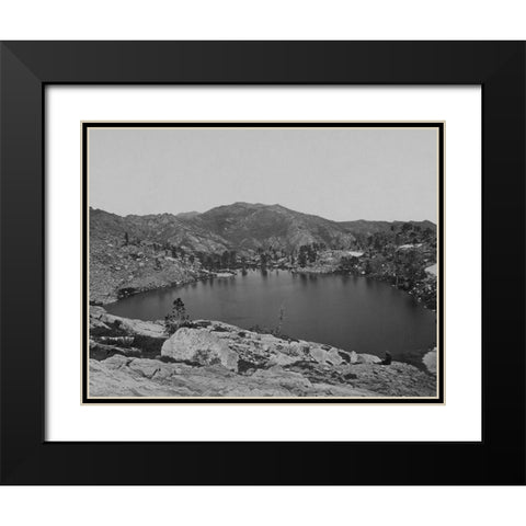 Lake Marian-Humboldt Mountains-Nevada Black Modern Wood Framed Art Print with Double Matting by OSullivan, Timothy H