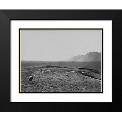 Sou Springs-Pah Ute Range-Nevada Black Modern Wood Framed Art Print with Double Matting by OSullivan, Timothy H