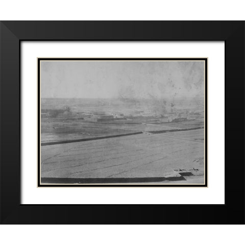 Santa Fe-New Mexico-1873 Black Modern Wood Framed Art Print with Double Matting by OSullivan, Timothy H