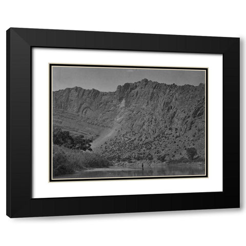 Flaming Gorge-Green River-Utah Black Modern Wood Framed Art Print with Double Matting by OSullivan, Timothy H