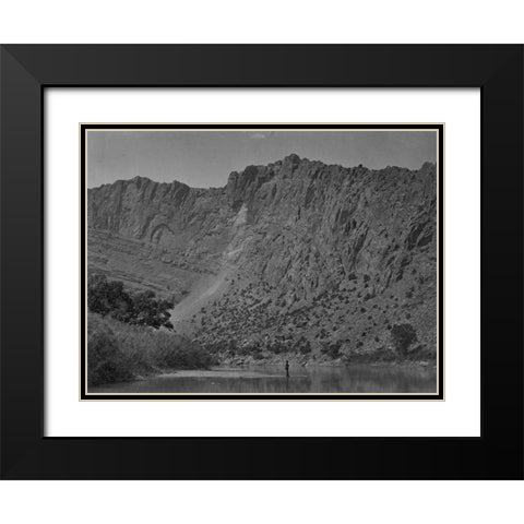 Flaming Gorge-Green River-Utah Black Modern Wood Framed Art Print with Double Matting by OSullivan, Timothy H