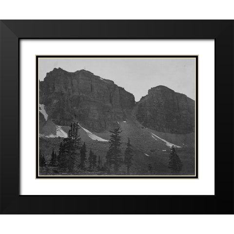 Uinta Summit head Bear River-Wyoming Black Modern Wood Framed Art Print with Double Matting by OSullivan, Timothy H