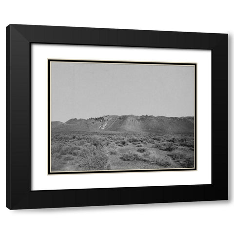 Extinct volcano-Mono Lake-Calafornia Black Modern Wood Framed Art Print with Double Matting by OSullivan, Timothy H
