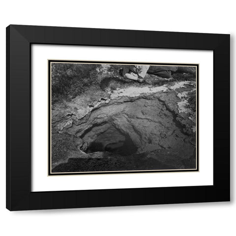 Hot Spring-Ruby Valley-Nevada Black Modern Wood Framed Art Print with Double Matting by OSullivan, Timothy H