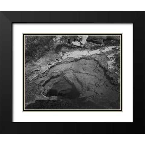 Hot Spring-Ruby Valley-Nevada Black Modern Wood Framed Art Print with Double Matting by OSullivan, Timothy H