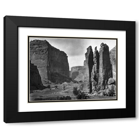 Canyon de Chelly Black Modern Wood Framed Art Print with Double Matting by OSullivan, Timothy H