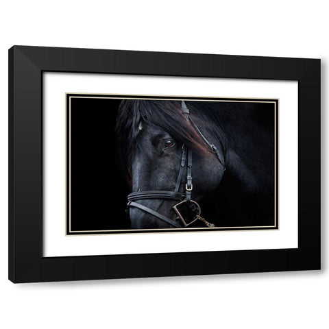 Up Close Black Modern Wood Framed Art Print with Double Matting by The Yellowstone Collection