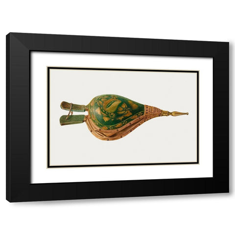 Bellows 1941 Black Modern Wood Framed Art Print with Double Matting by Milto, Florence