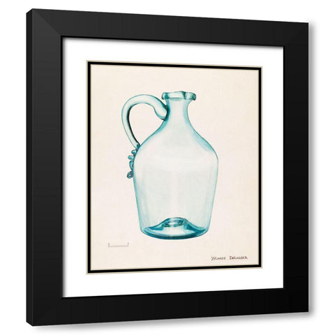 Jug 1936 Black Modern Wood Framed Art Print with Double Matting by Delasser, Yolande