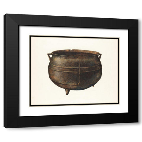 Kettle 1940 Black Modern Wood Framed Art Print with Double Matting by Albritton