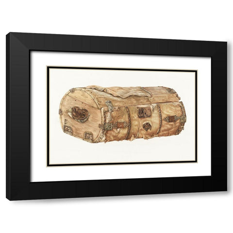 Trunk 1937 Black Modern Wood Framed Art Print with Double Matting by Thorsen, John