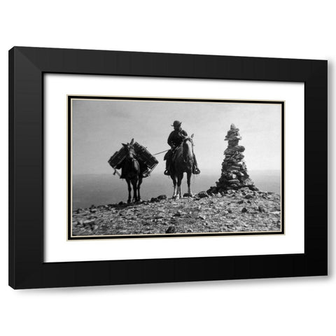 Photo of William Henry Jackson Black Modern Wood Framed Art Print with Double Matting by Vintage Photography