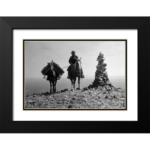 Photo of William Henry Jackson Black Modern Wood Framed Art Print with Double Matting by Vintage Photography