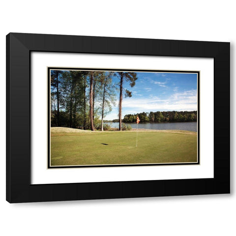 Grand National Golf Course I Black Modern Wood Framed Art Print with Double Matting by Highsmith, Carol