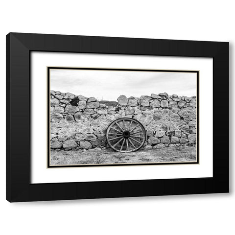 Hueco Tanks State Park-northwest of El Paso Texas Black Modern Wood Framed Art Print with Double Matting by Texas Picture Archive