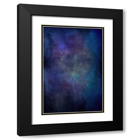 Background Radiation Black Modern Wood Framed Art Print with Double Matting by Alpenglow Workshop