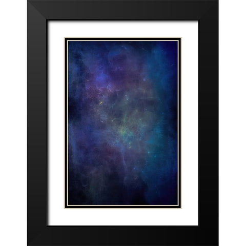 Background Radiation Black Modern Wood Framed Art Print with Double Matting by Alpenglow Workshop