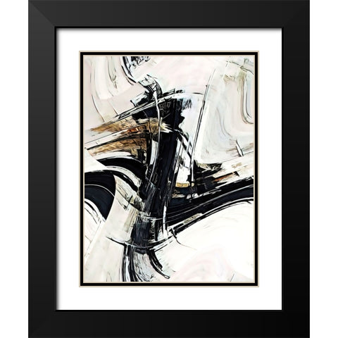Continuum Black Modern Wood Framed Art Print with Double Matting by Alpenglow Workshop