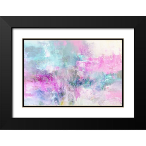 Fading Lilacs Black Modern Wood Framed Art Print with Double Matting by Alpenglow Workshop