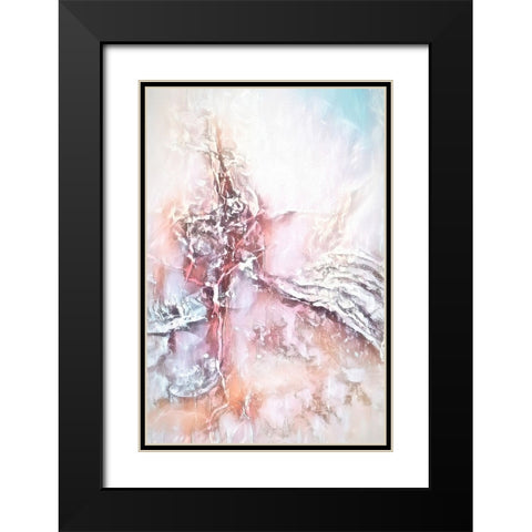 Opalescent Black Modern Wood Framed Art Print with Double Matting by Alpenglow Workshop