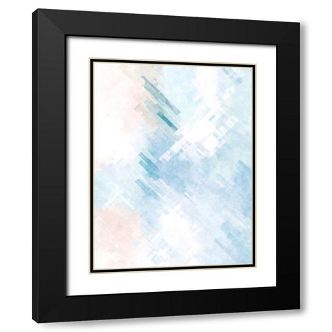 Prisms Black Modern Wood Framed Art Print with Double Matting by Alpenglow Workshop