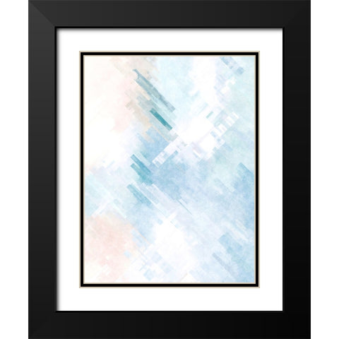 Prisms Black Modern Wood Framed Art Print with Double Matting by Alpenglow Workshop