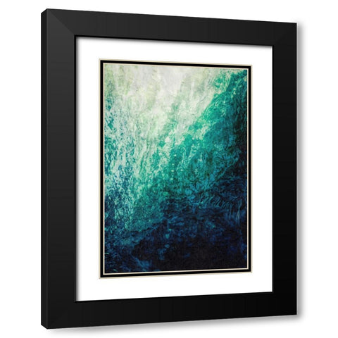 Under the Wave Black Modern Wood Framed Art Print with Double Matting by Alpenglow Workshop