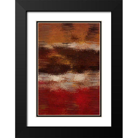 Warm Chai Black Modern Wood Framed Art Print with Double Matting by Alpenglow Workshop